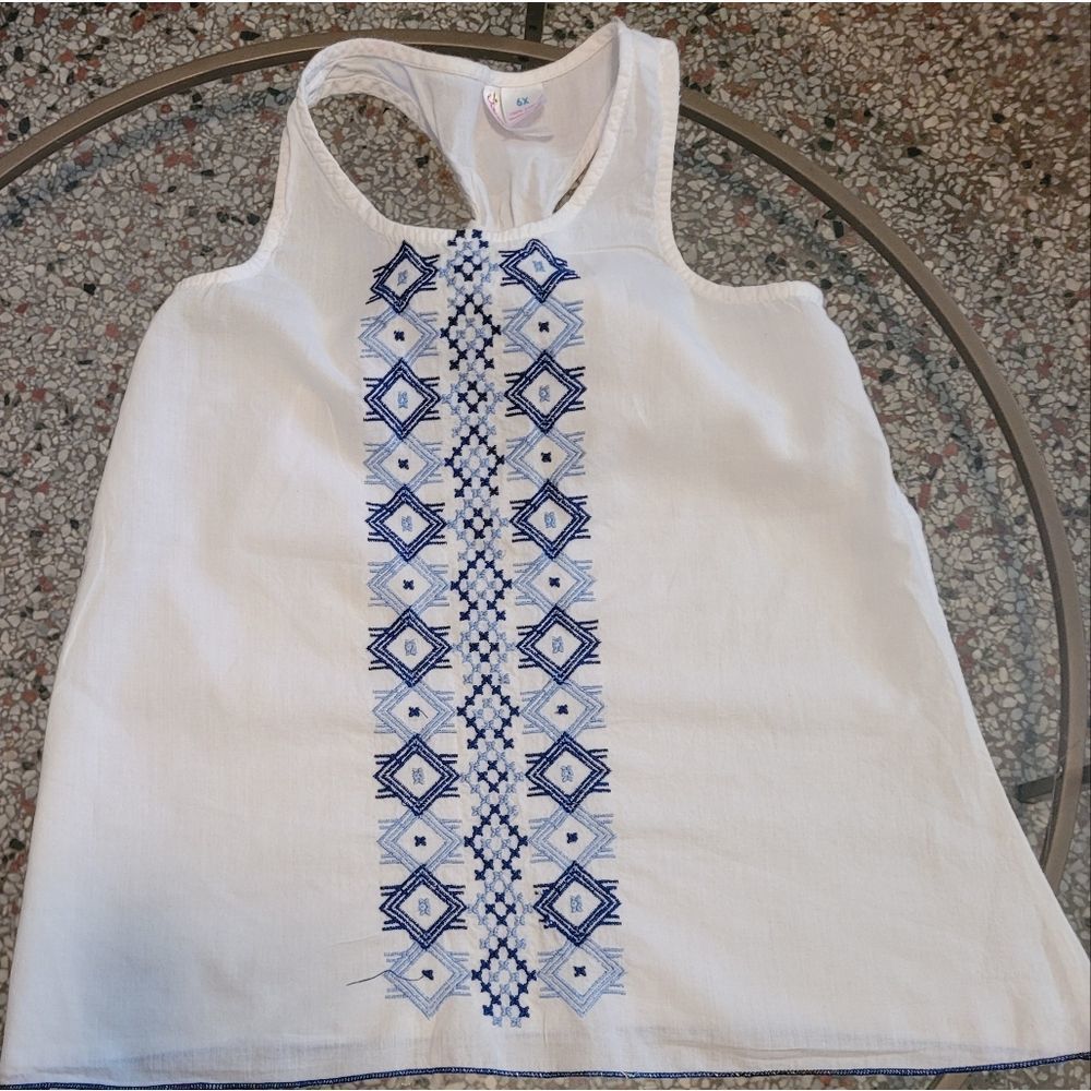 GIRLS Embroidered Tank Top